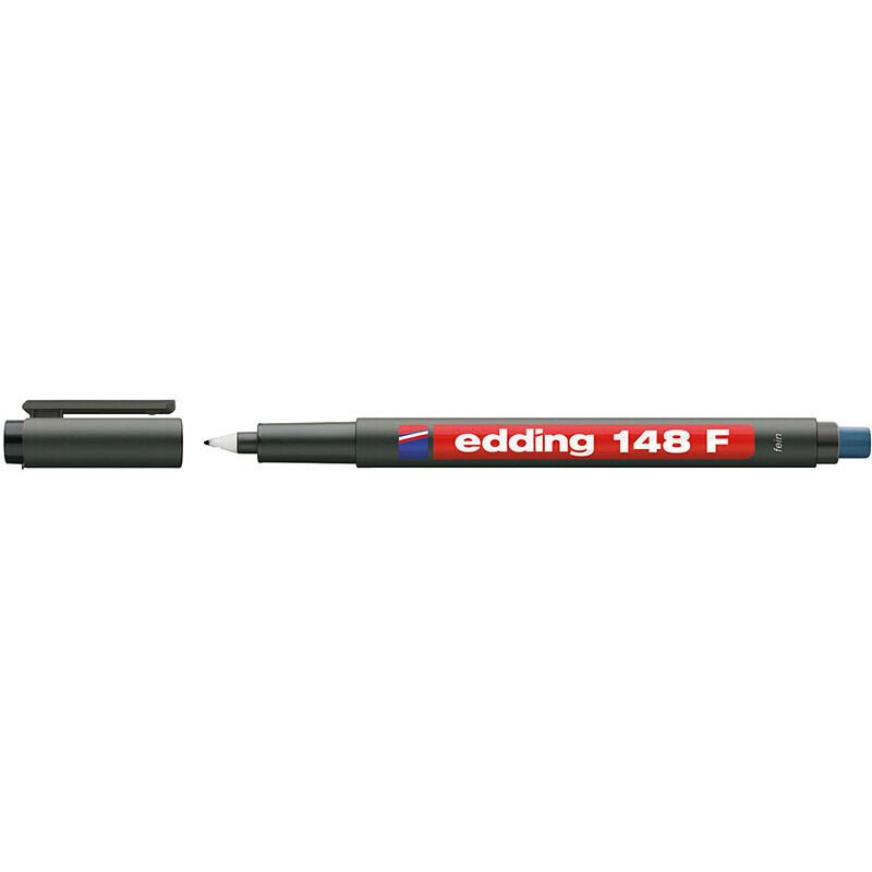 EDDİNG ASETAT KALEMİ 148-03 F SİLGİLİ MAVİ