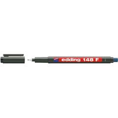 EDDİNG ASETAT KALEMİ 148-03 F SİLGİLİ MAVİ