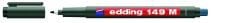 EDDİNG ASETAT KALEMİ 149-03 M SİLGİLİ MAVİ