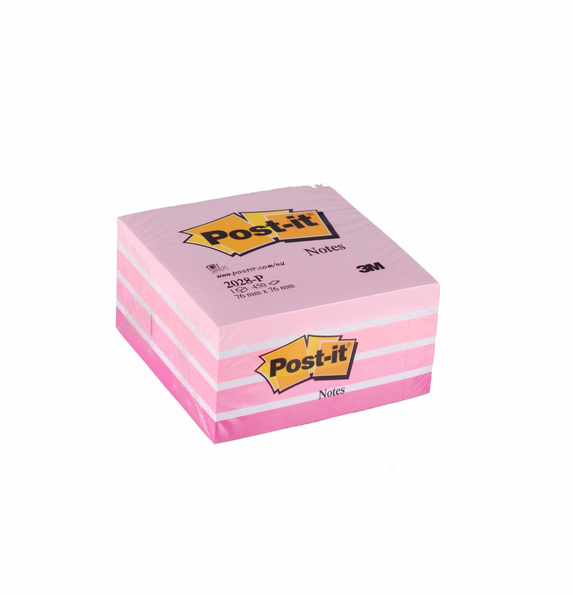 POST-İT 2028P KÜP NOT KAĞIDI 76X76 450YP PEMBE