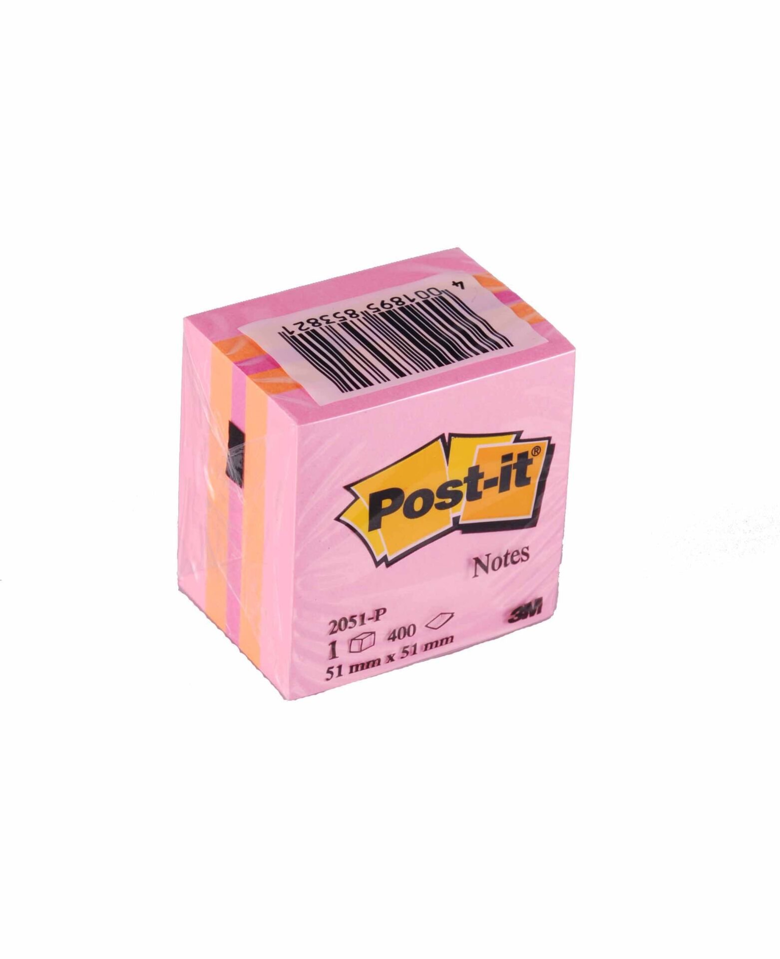 POST-İT 2051-P NOT KAĞIDI 51X51 400YP PEMBE MİNİ KÜP