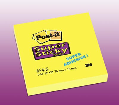 POST-İT 654-S NOT KAĞIDI 76X76 90YP SARI