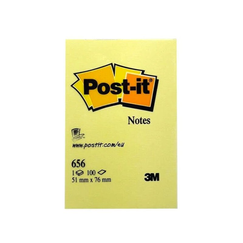 POST-İT 656 S NOT KAĞIDI 51X76 90P SARI