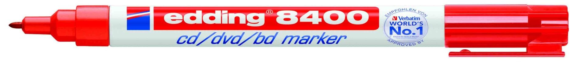 EDDİNG CD MARKÖRÜ 8400 KIRMIZI