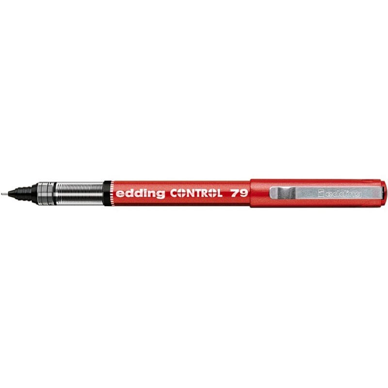 EDDİNG CONTROL KALEM 79 KIRMIZI
