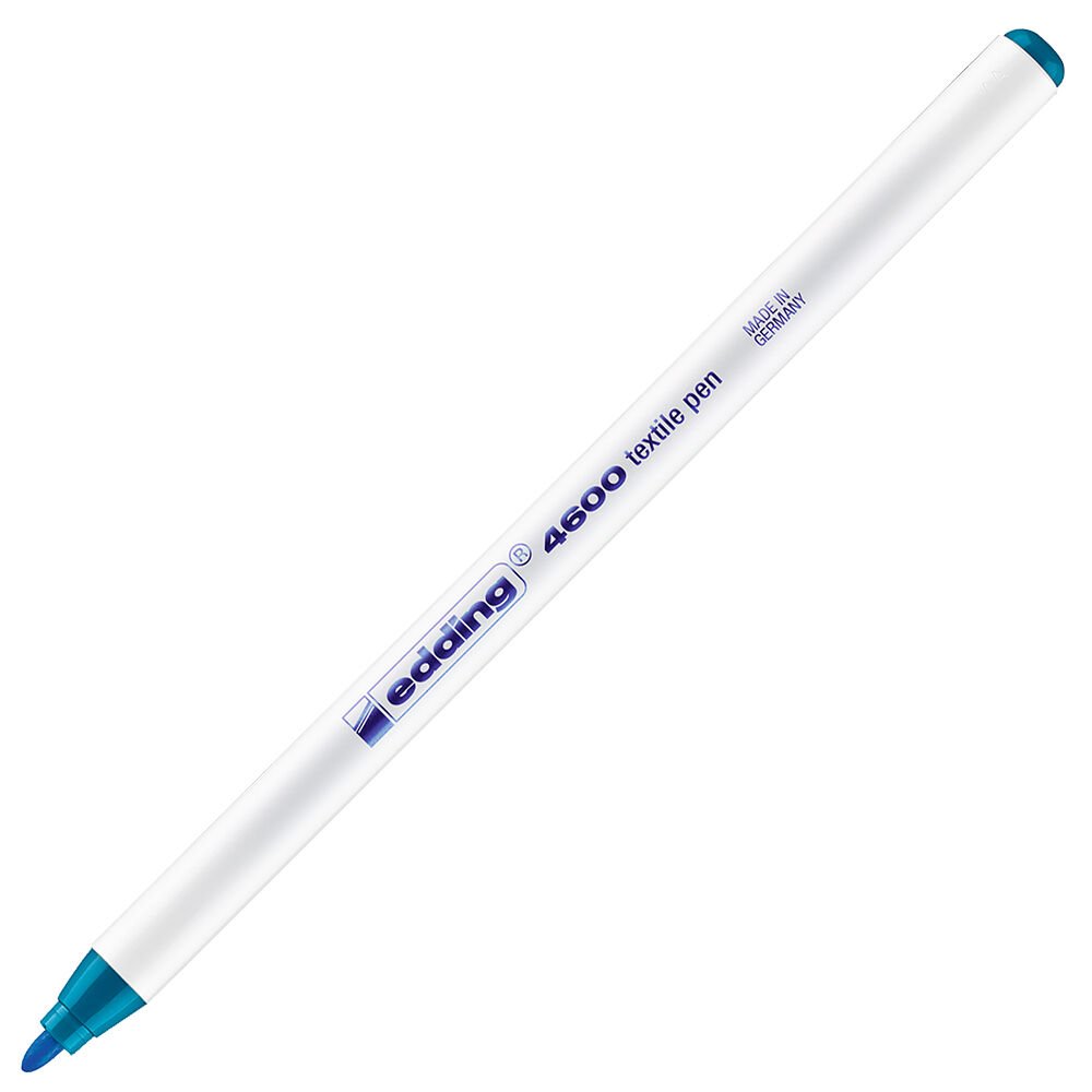 EDDİNG ED-4600 KUMAŞ BOYAMA KALEMİ KİRLİ MAVİ