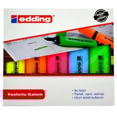 EDDİNG FOSFORLU KALEM 344 5Lİ DOLDURULABİLİR