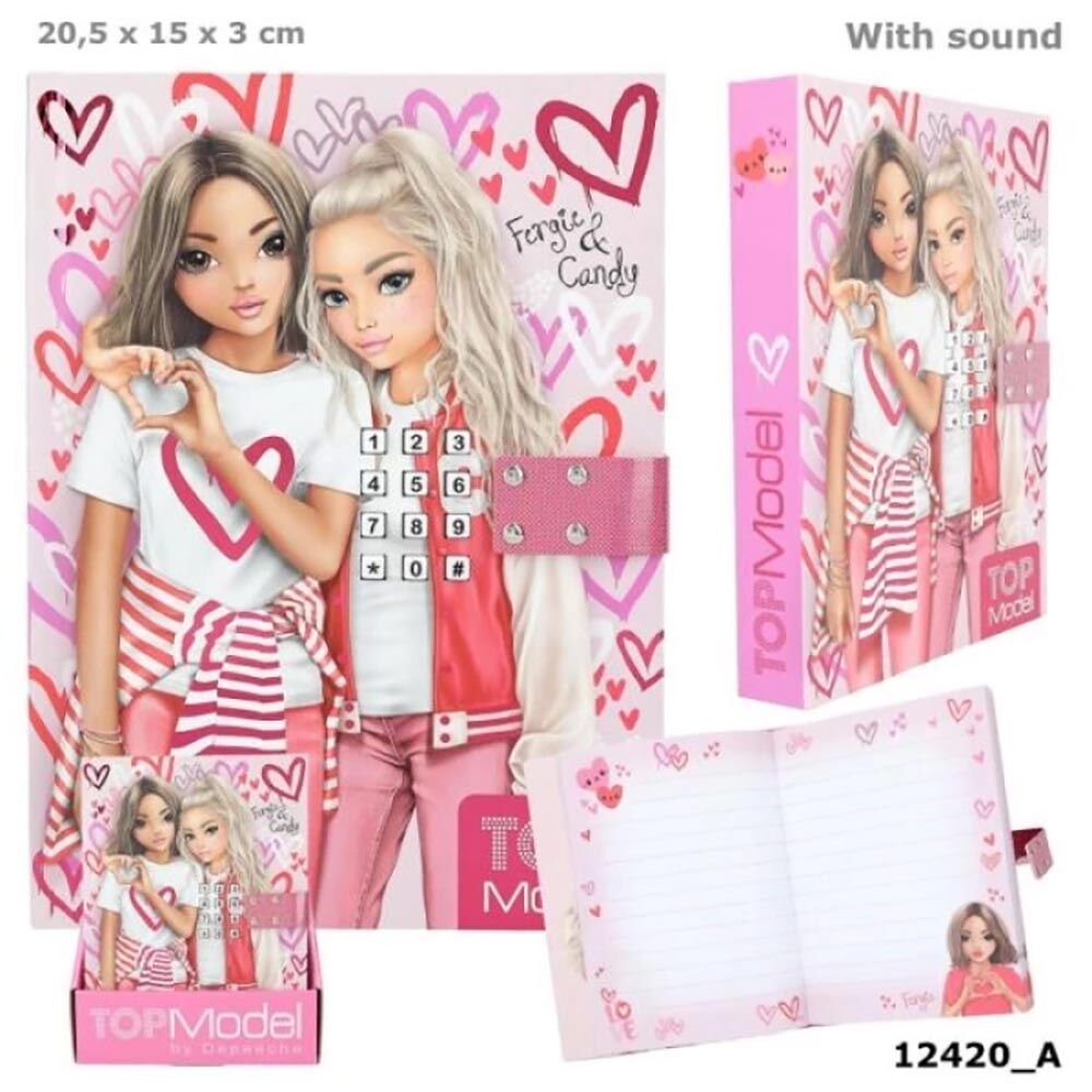 TOPMODEL 0412420 DİARY WITH CODE AND SOUND ONE LOVE