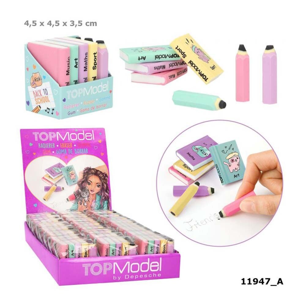 TOPMODEL 2019830001 ERASER SET MİNİ SCHOOL