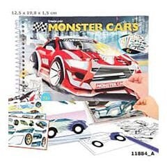 TOPMODEL MONSTER CARS COLOURİNG BOOK
