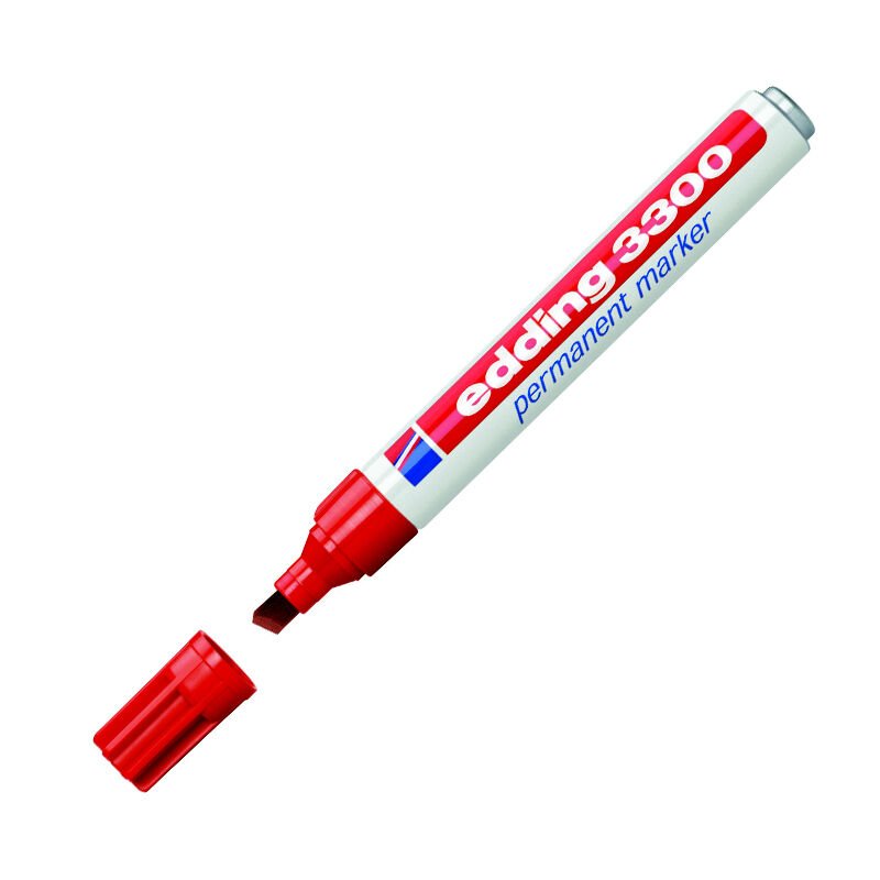 EDDİNG PERMANENT KALEM 3300-02 KIRMIZI