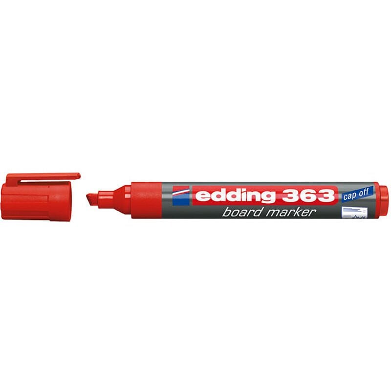 EDDİNG TAHTA KALEMİ 363-02 KIRMIZI