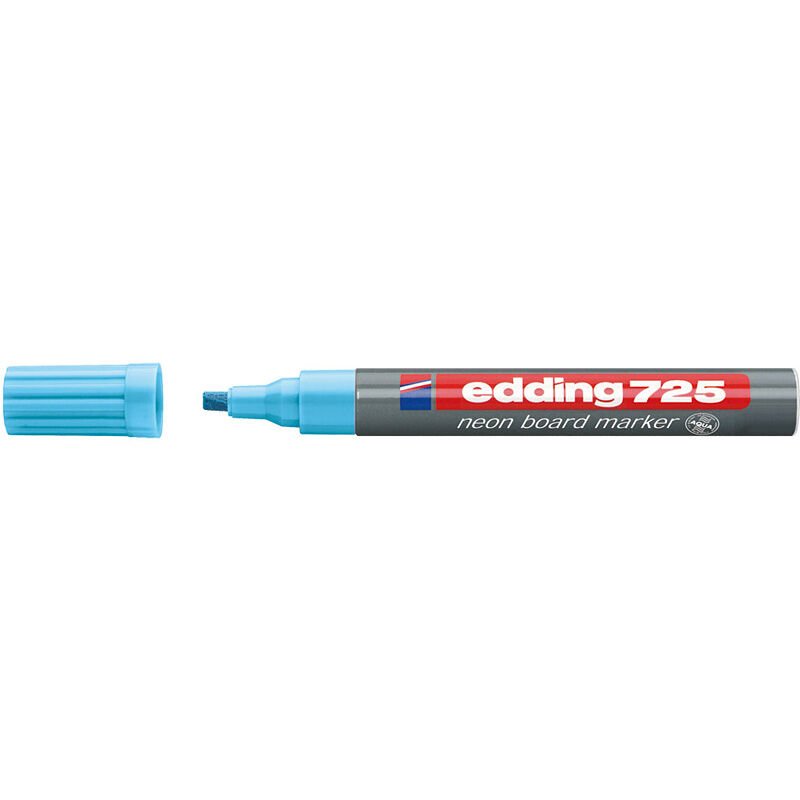 EDDİNG TAHTA KALEMİ 725 FOSFORLU MAVİ
