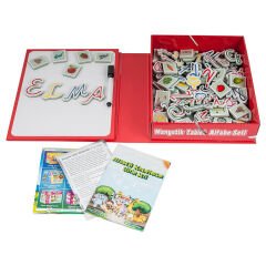 DIYTOY 7910 MANYETİK TABLET ALFABE SETİ VE YAZI TAHTASI