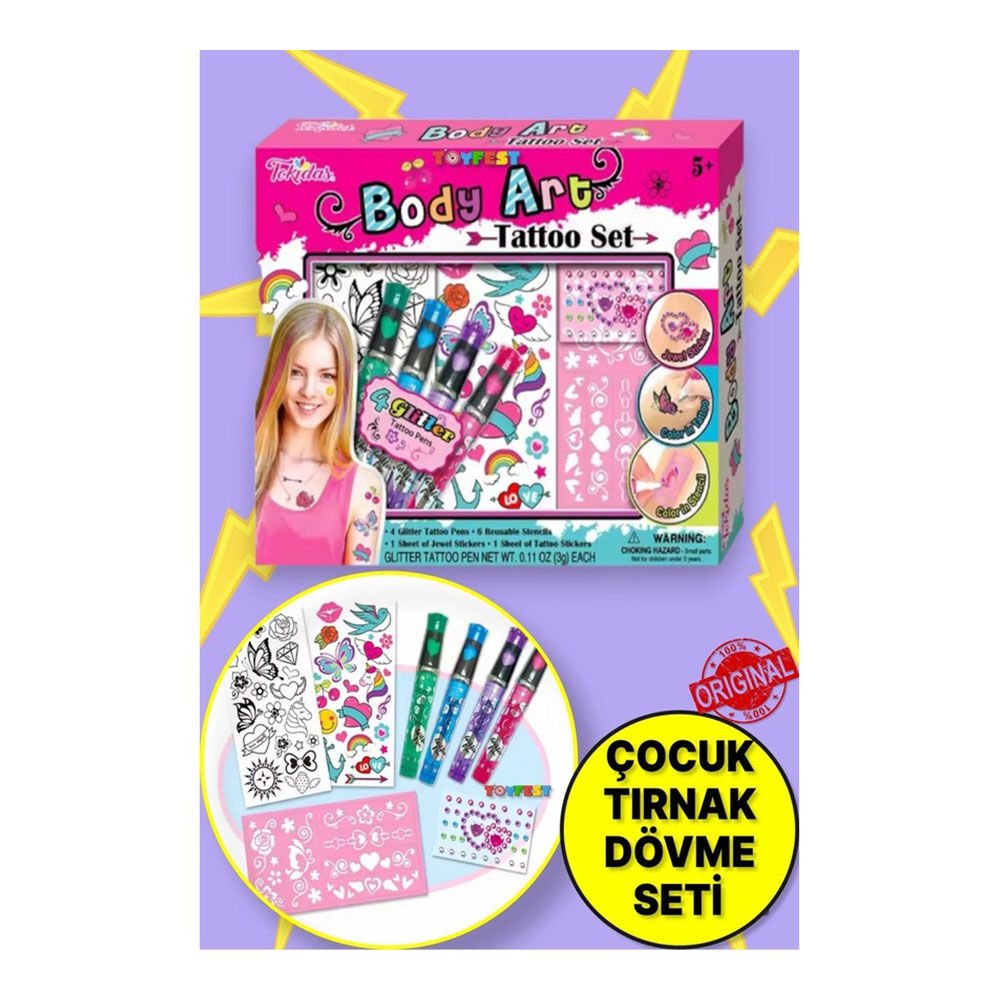BAŞEL T11B BODY ART TATTOO SET