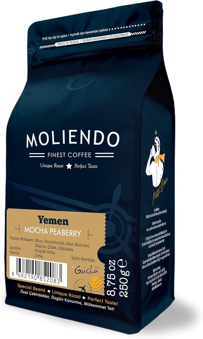 Moliendo Finest Coffee Yemen Mocha Yöresel Kahve 250 GR