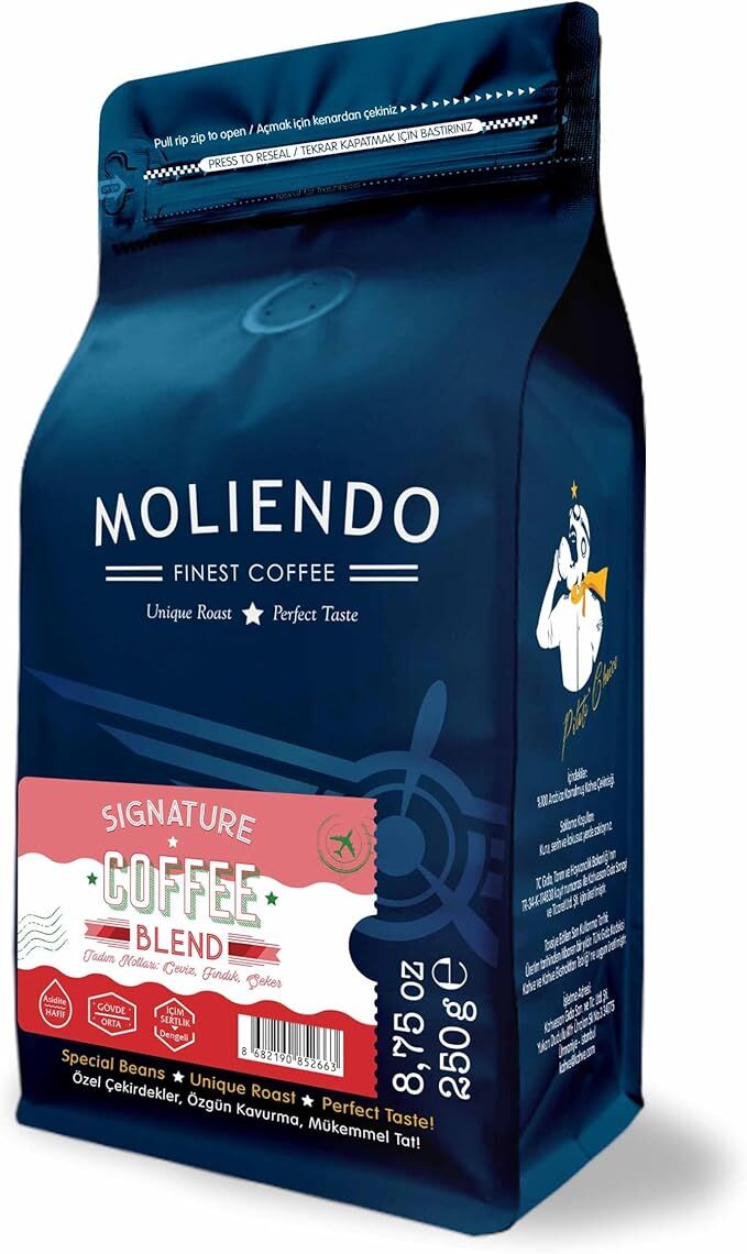 Moliendo Finest Coffee Signature Blend (Çekirdek) 250 GR