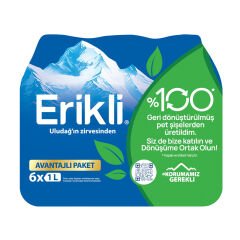 Erikli Doğal Kaynak Suyu 6x1 L