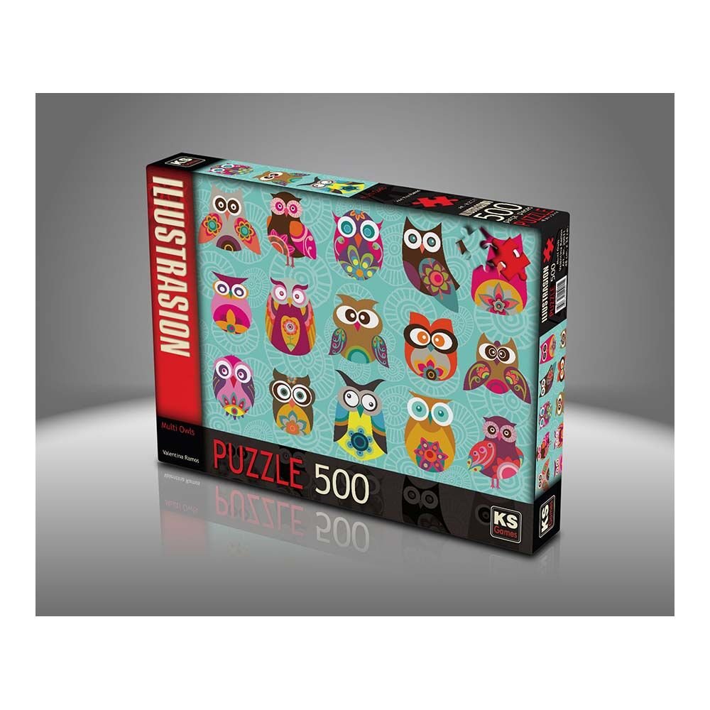 ONUR  20011 PUZZLE 500 MULTİ OWLS