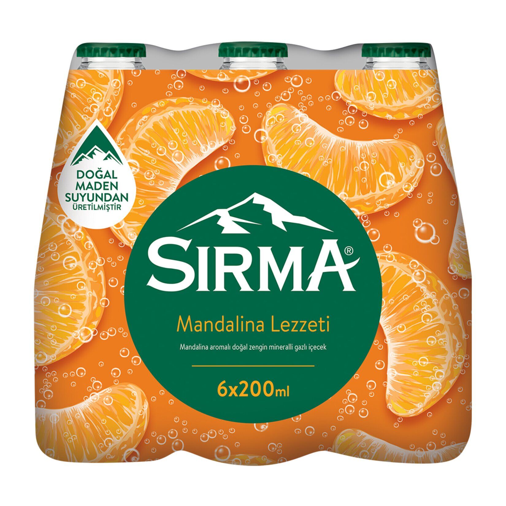 Sırma C+ Mandalinalı 6 x 200 Ml