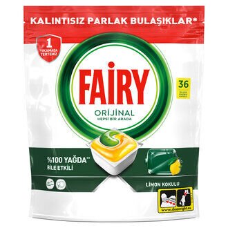 Fairy Hepsi Bir Arada 36 Yıkama Bulaşık Makinesi