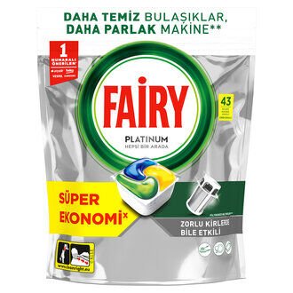 Fairy Platinum 43 Yıkama Bulaşık Makinesi Deterjanı