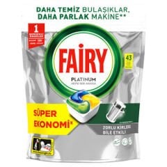 Fairy Platinum 43 Yıkama Bulaşık Makinesi Deterjanı
