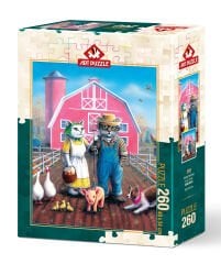 HEİDİ 5028 ART PUZZLE 260 PARÇA KEDİ ÇİFTLİĞİ