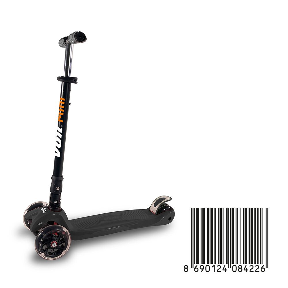 VOIT 218/052 3 TEKER IŞIKLI SCOOTER SİYAH