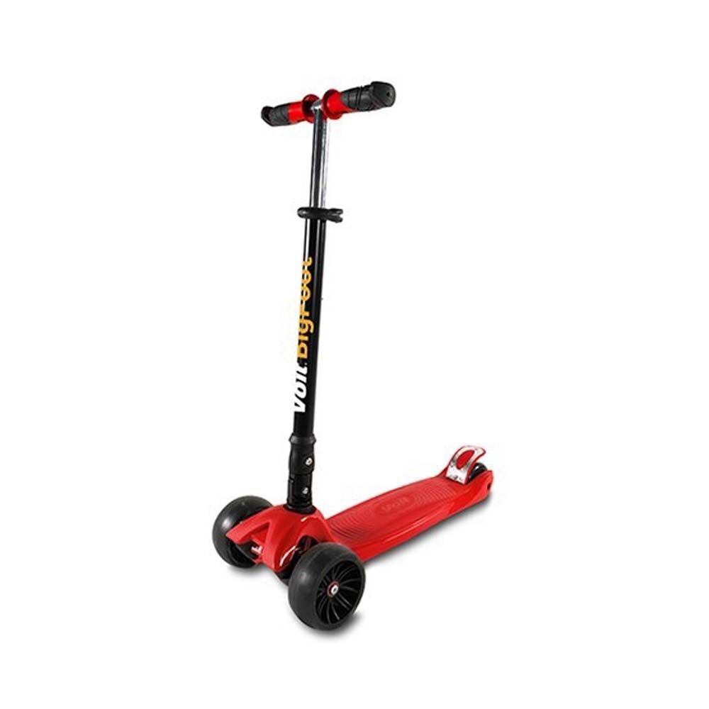 VOIT 218C/021 IŞIKLI GENİŞ 3 TEKER SCOOTER KIRMIZI
