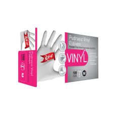 Roll-up Pudrasız Vinil Eldiven 100'Lu