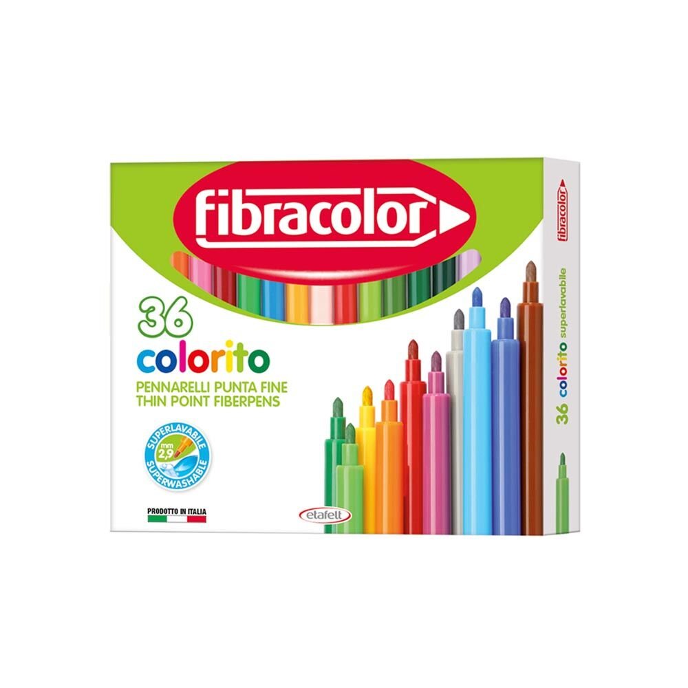 FİBRACOLOR COLORİTO KEÇELİ KALEM 36 RENK 10539SW036SC