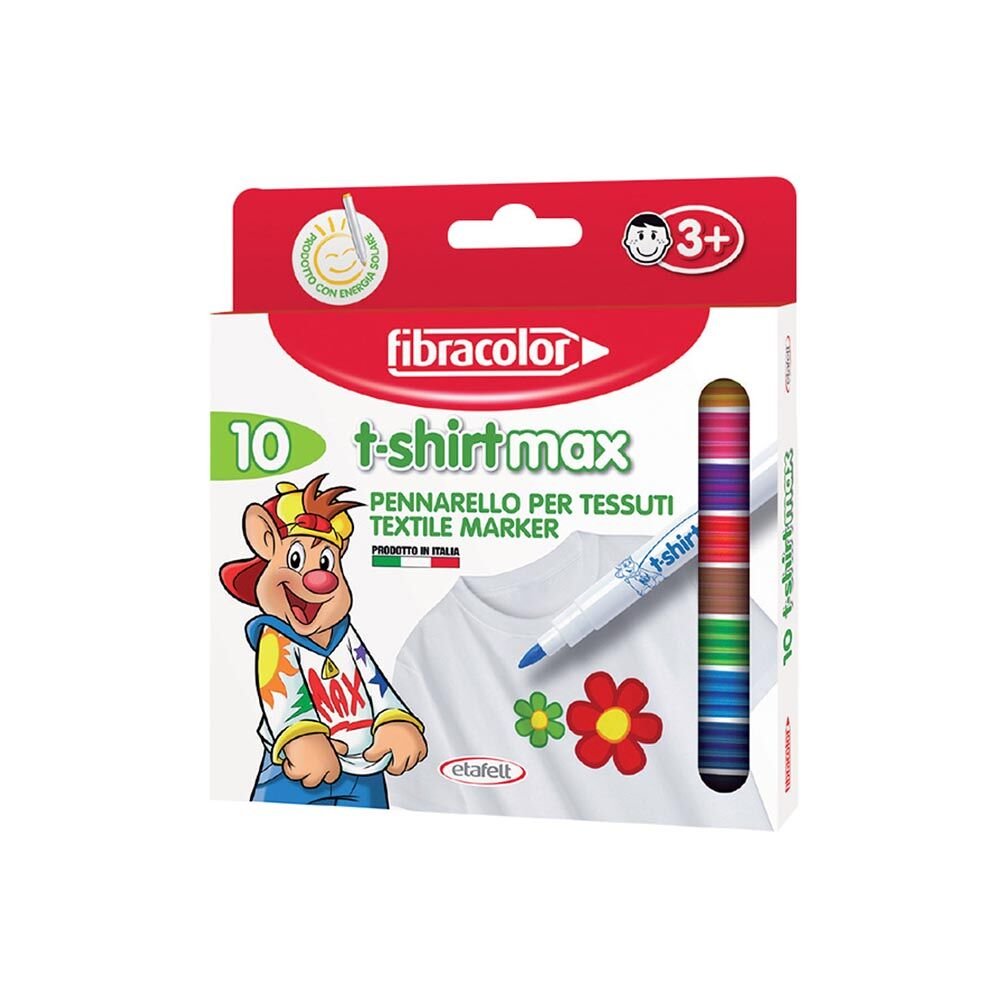 FİBRACOLOR FC-10565TS010SE TEKSTİL KALEMİ 10 RENK