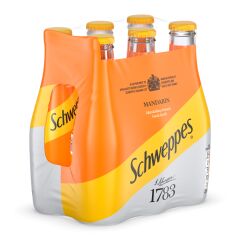 Schweppes Mandalina Cam Şişe 6 x 250 Ml