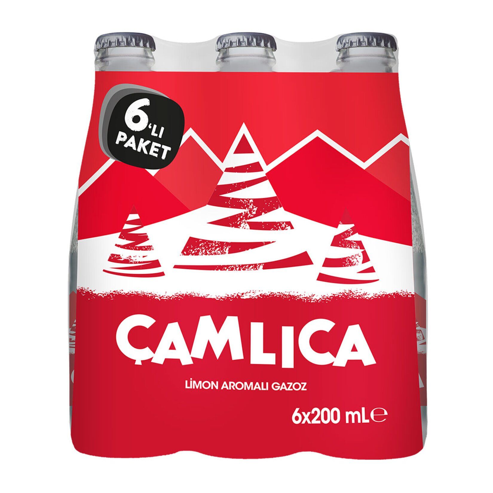 Çamlıca Limon Aromalı Gazoz 6x200 Ml