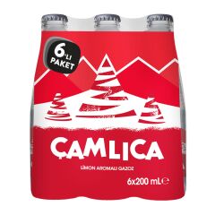 Çamlıca Limon Aromalı Gazoz 6x200 Ml