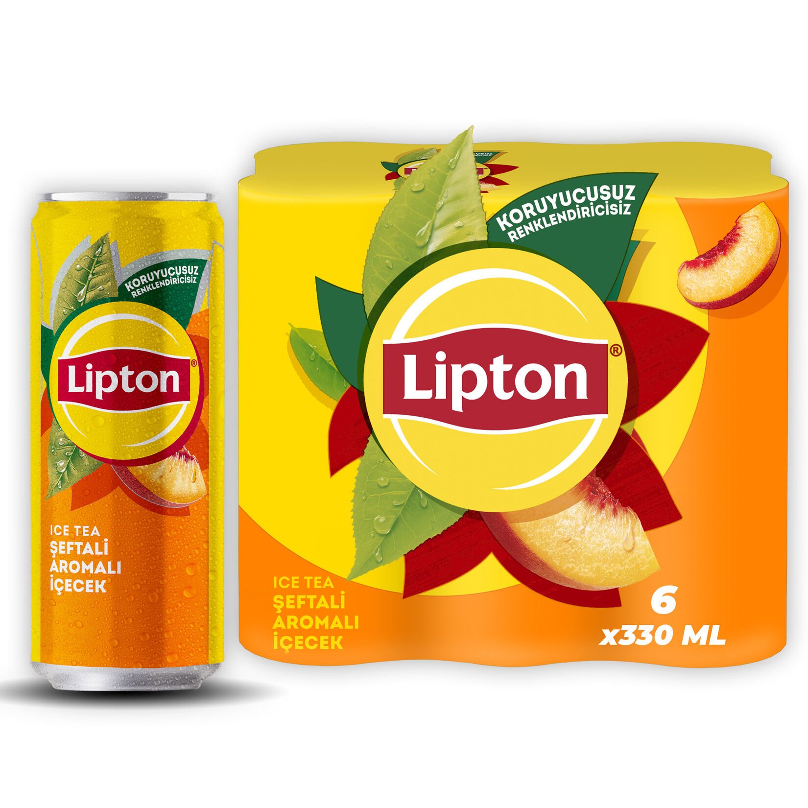 Lipton Ice Tea Şeftali Kutu 6 x 330 Ml