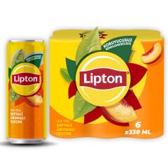 Lipton Ice Tea Şeftali Kutu 6 x 330 Ml