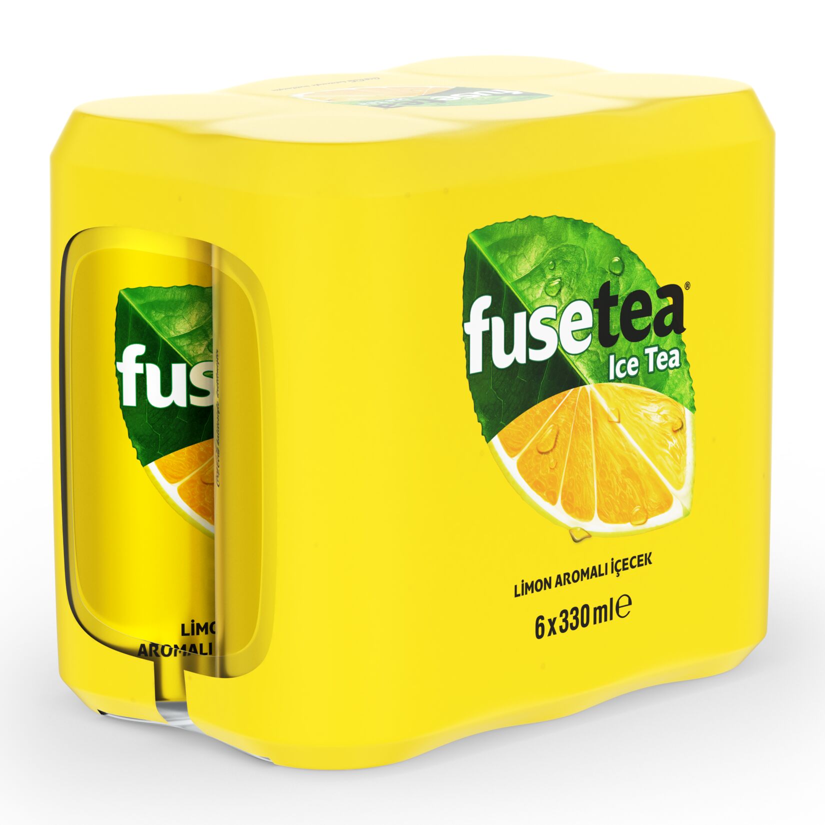 Fuse Tea Limon Aromalı Soğuk Çay Kutu 6x330 ML