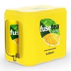 Fuse Tea Limon Aromalı Soğuk Çay Kutu 6x330 ML