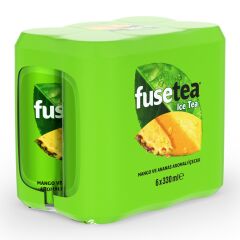 Fuse Tea Mango Ananas Aromalı Soğuk Çay Kutu 6x330 ML