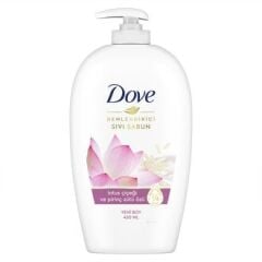 Dove Nemlendirici Sıvı Sabun Lotus Çiçeği ve Pirinç Özü 450 Ml