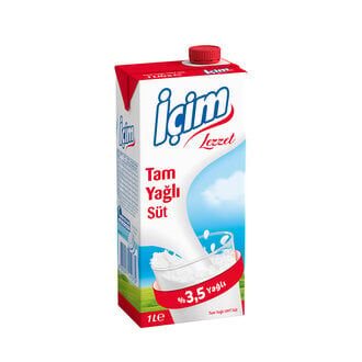 İçim Lezzet %3,5 Yağlı Uht Süt 1 L