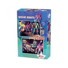 STAR 1101643 KURTARMA ROBOTLARI PUZZLE 2X100