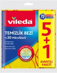 Vileda Mikrofiber Temizlik Bezi 5'Li