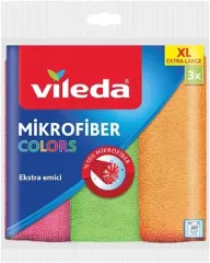 Vileda Mikrofiber Colors Bez 3'lü