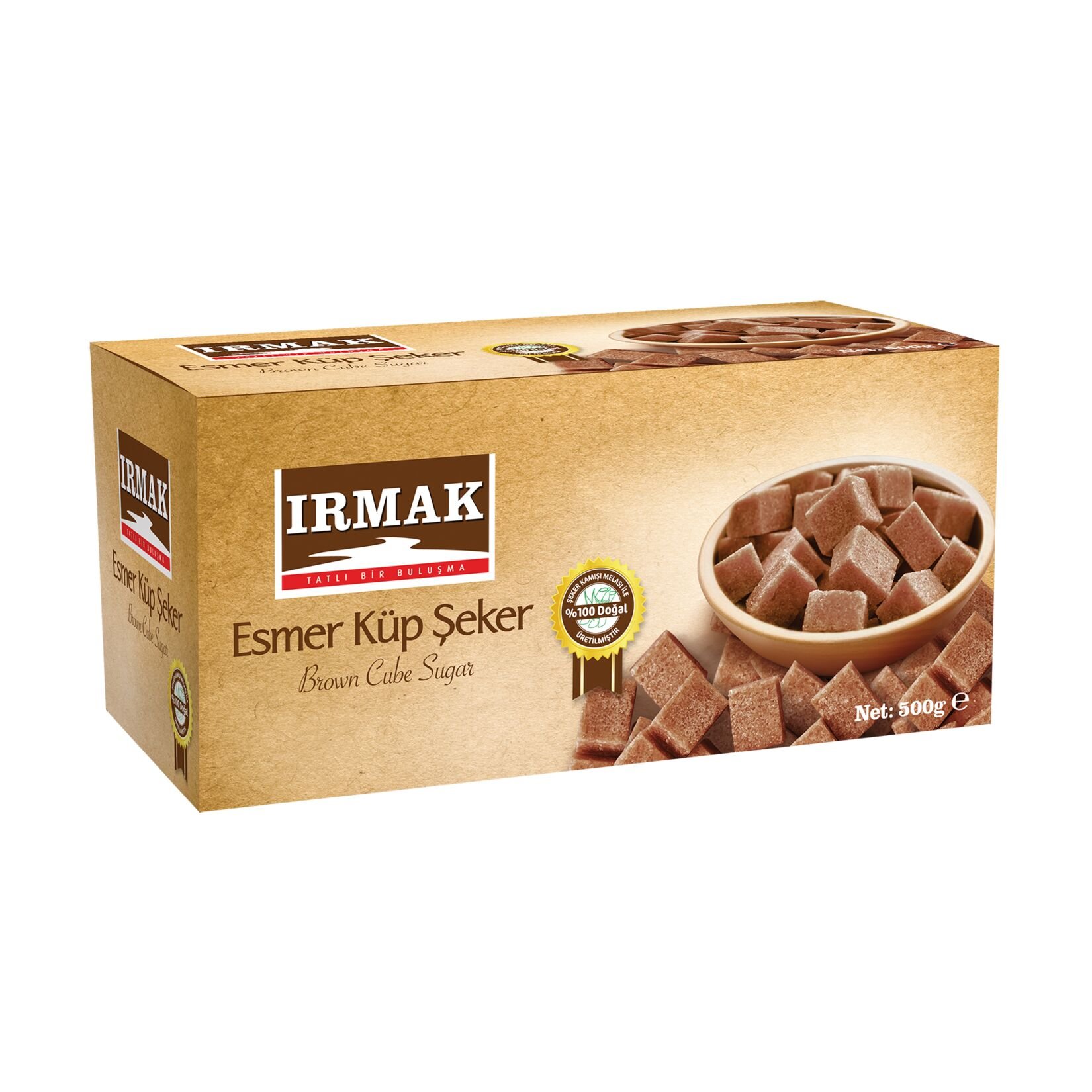 Irmak Kahverengi Küp Şeker 500 G