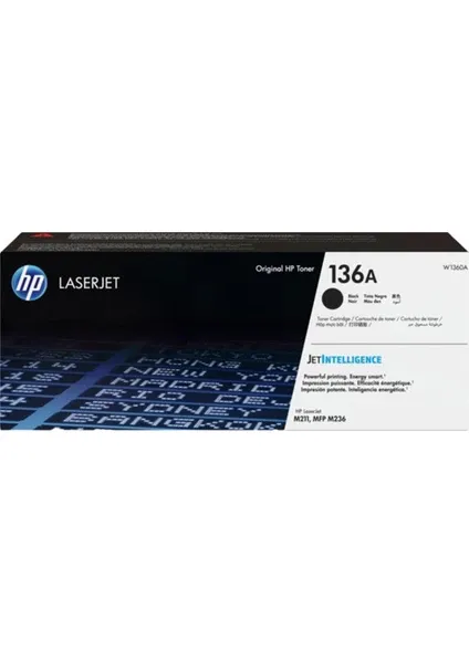 Hp 136A Black Siyah 1.150 Sayfa Toner W1360A