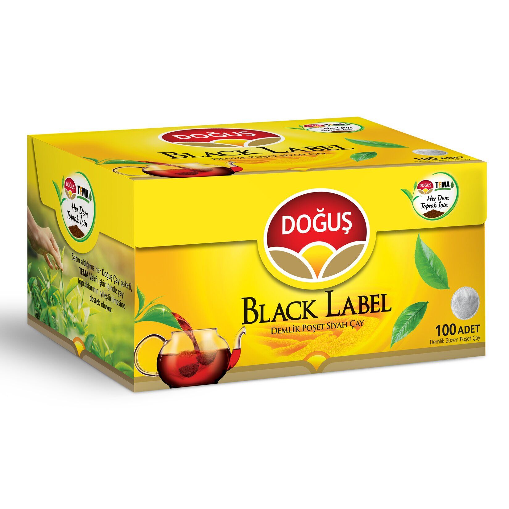 Doğuş Black Label Demlik Poşet Çay 100'lü 320 G