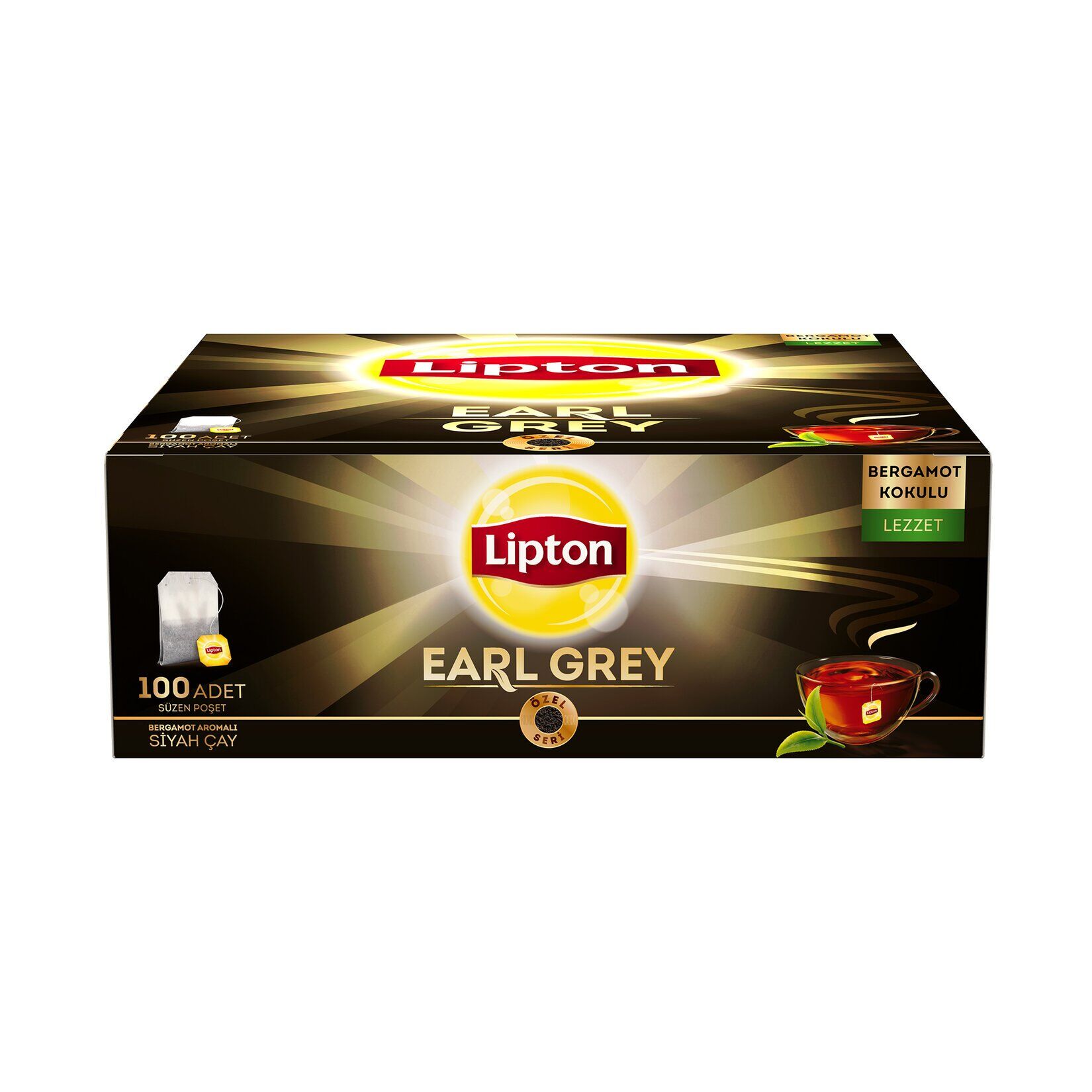 Lipton Earl Grey Bardak Poşet Çay 100'lü 200 G